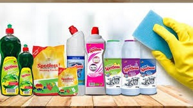 Rótulos para produtos de limpeza